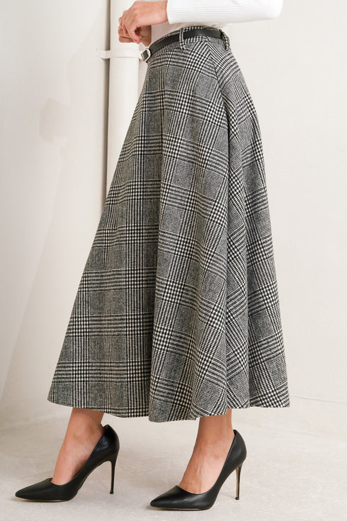 city-checkline-woolen-woven-midi-skirt Flying Tomato - Sophia's Style-6
